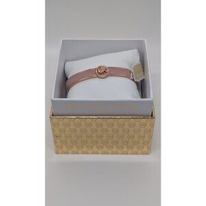 Michael Kors Pink/Dusty Gold Stainless Steel Bracelet